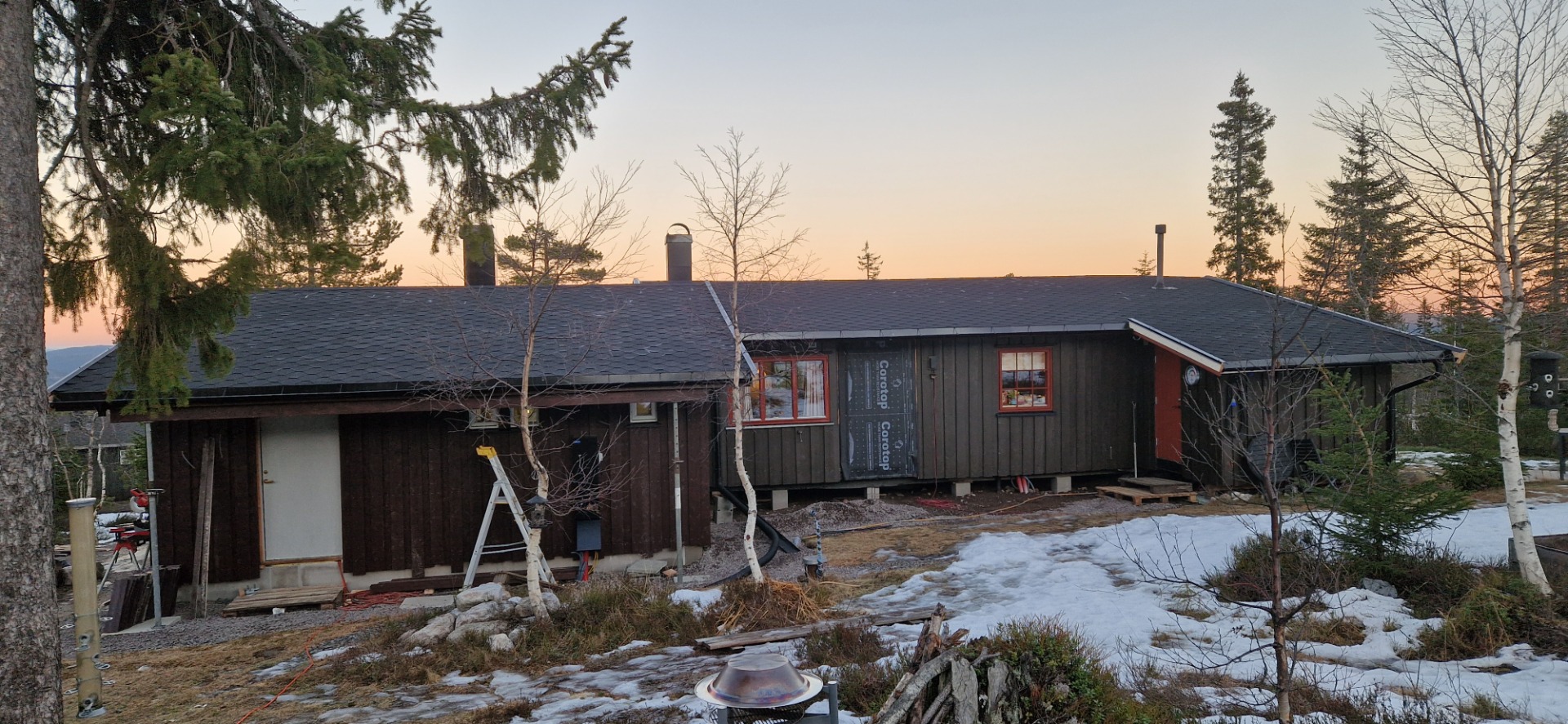 Snart forsvinner også byggedøra.